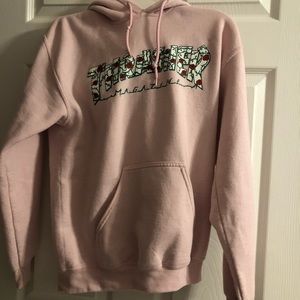 pink thrasher hoodie